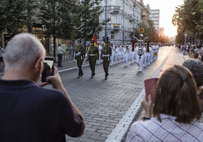 Laisvės dieną Lietuvos kariuomenė pasitinka NATO karinių orkestrų festivaliu - 4