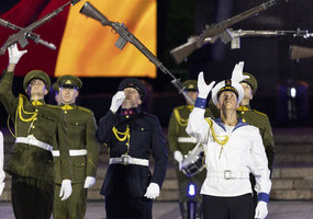 Laisvės dieną Lietuvos kariuomenė pasitinka NATO karinių orkestrų festivaliu - 35