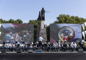 Laisvės dieną Lietuvos kariuomenė pasitinka NATO karinių orkestrų festivaliu - 41