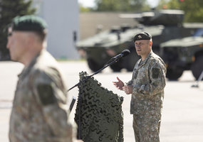 Col Aurelijus Motiejūnas assumes command of the Land Force Iron Wolf Brigade  - 2
