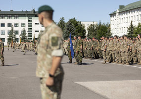 Col Aurelijus Motiejūnas assumes command of the Land Force Iron Wolf Brigade  - 3