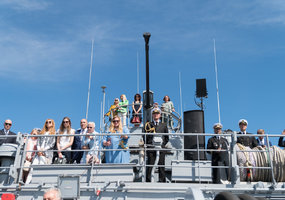 Lithuanian military pay tribute to the lost at sea - 11