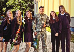 Lietuvos kariuomenė naujus mokslo metus pasitiko kartu su moksleiviais - 4