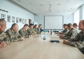 Ukrainiečių delegacijos dėmesio centre – karinio mokymo patirties apsikeitimas - 2