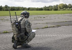 Lietuvos ir JAV Specialiųjų operacijų pajėgų kariai treniravosi su JAV bombonešiu B-52 - 2
