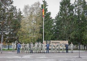 Iš misijos Irake grįžusiems kariams įteikti medaliai už pavyzdingą tarnybą ir pasiaukojimą - 8