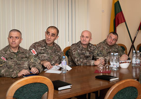 Lietuvos kariuomenė sukaupta patirtimi dalijasi su Sakartvelo Nacionaline gvardija - 2