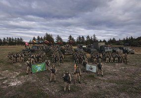Karaliaus Mindaugo husarų bataliono kariai dalyvavo pratybose Danijoje - 1