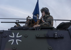 German Brigade troops deploy with equipment to the first exercise in Lithuania - 6