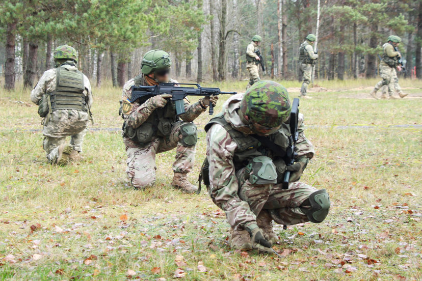 Tarptautinį instruktoriaus kursą kartu su NATO sąjungininkais baigė kariai iš Ukrainos