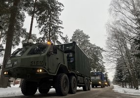 Pratybose „Perkūno ratai 2022“ tobulintos Logistikos valdybos padalinių sąveikos procedūros bei... - 1
