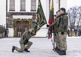 Kūčių išvakarėse tarnauti Lietuvai prisiekė per 300 karių - 4