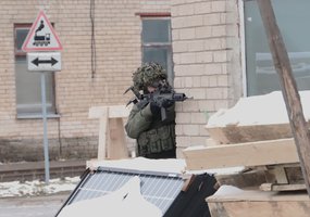 Panevėžio mieste vyko bendros Husarų bataliono ir eFP Norvegijos Kuopos pratybos - 4