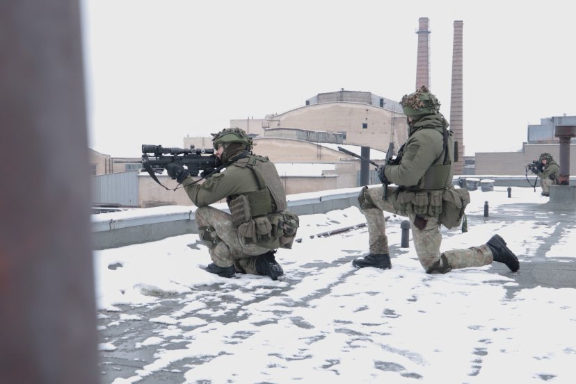 Panevėžio mieste vyko bendros Husarų bataliono ir eFP Norvegijos Kuopos pratybos