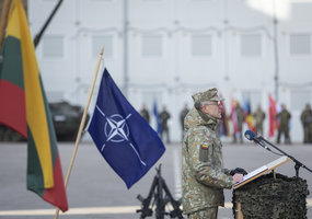 Tarnybą Lietuvoje pradėjo nauja NATO priešakinių pajėgų kovinės grupės rotacija - 3