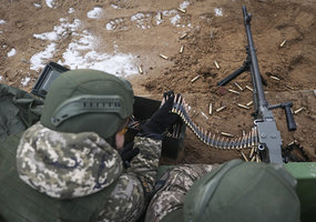 Per plataus masto invazijos metines Ukrainos kariai baigė mokymus Lietuvoje - 6