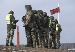 Per plataus masto invazijos metines Ukrainos kariai baigė mokymus Lietuvoje - 2