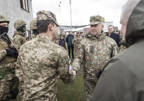 Ministras ir kariuomenės vadas lankė karius tarptautinėje operacijoje „Interflex” Jungtinėje... - 1