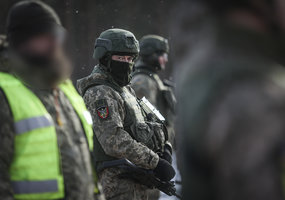 Per plataus masto invazijos metines Ukrainos kariai baigė mokymus Lietuvoje - 1