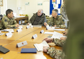 Ministras ir kariuomenės vadas lankė karius tarptautinėje operacijoje „Interflex” Jungtinėje... - 5