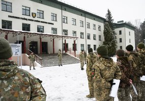 Per plataus masto invazijos metines Ukrainos kariai baigė mokymus Lietuvoje - 8