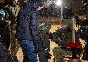 Kovo 11-osios laužai liepsnojo prie Laisvės kario paminklo Kaune - 1