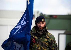 Iškelta Portugalijos rotacinių pajėgų vėliava ir paminėta Lietuvos įstojimo į NATO diena - 10