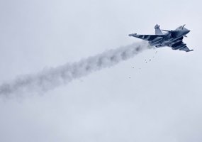 Fighter aircraft of the NATO Air Policing Mission in the Baltic states conduct live-fire training... - 9