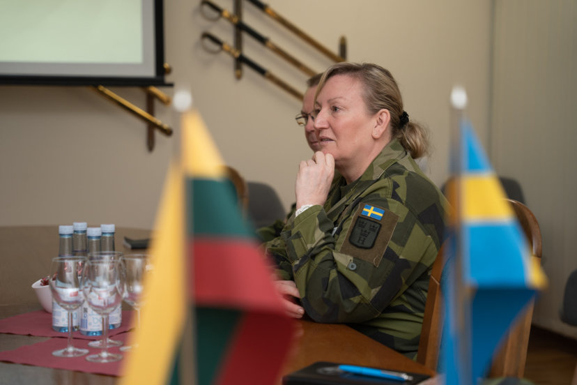 National Defence Volunteer Force visited by Chief of Sweden’s National Home Guard Maj Gen Laura...