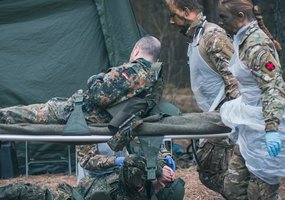 Pilnos sudėties NATO priešakinių pajėgų kovinė grupė treniruojasi pratybose „Rising bull“ - 4