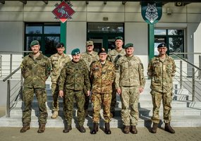 NATO Jungtinės pajėgų vadavietės Brunsume vado vizito metu aptarti regioniniai gynybos planai - 3