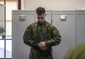 Inžinerijos batalione pradedami naujo modelio rezervo karių mokymai – rezervistams vadovaus... - 7