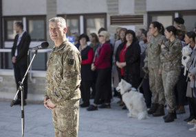 Keturkojų karių rikiuote Lietuvos kariuomenėje paminėta Šuns diena  - 7