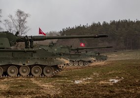 Lietuvos kariuomenės artileristai su haubicomis PzH2000 dalyvavo tarptautinėse pratybose Vokietijoje - 4