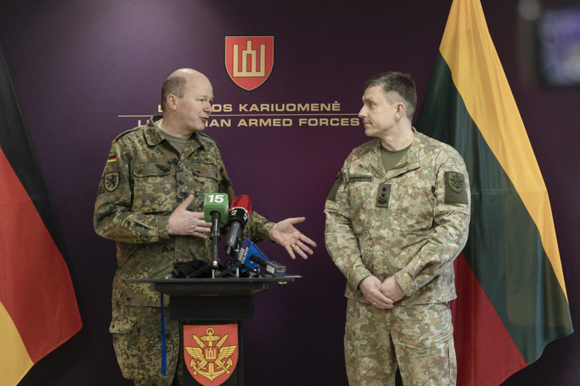 Lithuanian Armed Forces and Germany’s 10th Division kicked off Exercise FÜREX 2023