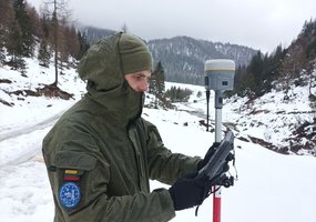 Karo kartografijos centro kariai tobulino įgūdžius Austrijoje - 5