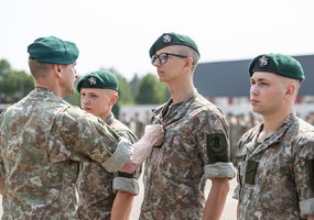 Beveik 900 NPPKT karių papildė Lietuvos kariuomenės rezervą - 9