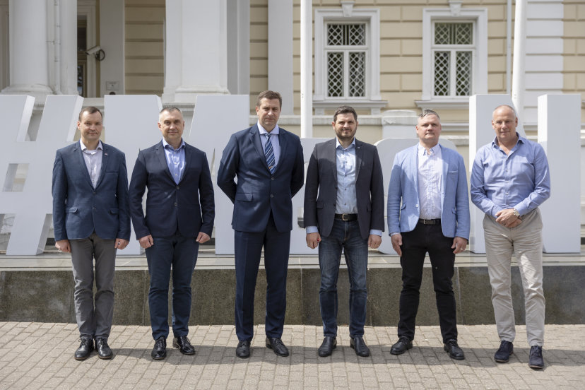 Trijų Baltijos šalių vyriausiųjų karo policijos karininkų susitikimas 
