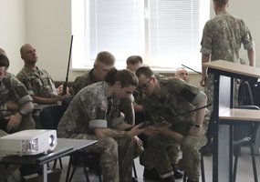 Oro gynybos batalionas pasipildė aktyvaus rezervo kariais - 1