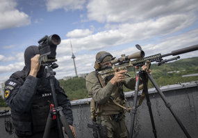 Lietuvos kariuomenė ir sąjungininkai baigė vykdyti saugumo užduotis NATO viršūnių susitikime... - 1