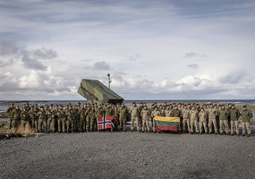 Lietuvos kariuomenės Oro gynybos bataliono kariai Norvegijoje atliko pirmuosius kovinius šaudymus... - 11