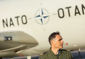 Lietuvoje dislokuota NATO išankstinio perspėjimo ir kontrolės sistema AWACS - 6