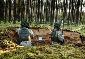 Fotogalerija: gynybos operacija tarptautinių pratybų „Geležinis vilkas 2023-2“ metu  - 2