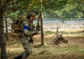 Fotogalerija: gynybos operacija tarptautinių pratybų „Geležinis vilkas 2023-2“ metu  - 14