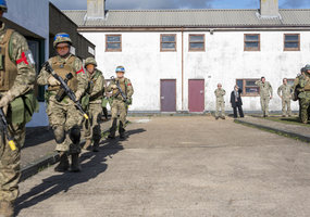 TO Interflex karius aplankė Mokymo ir doktrinų valdybos vadas brg. gen. Modestas Petrauskas - 2