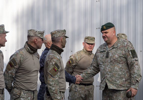 TO Interflex karius aplankė Mokymo ir doktrinų valdybos vadas brg. gen. Modestas Petrauskas - 3