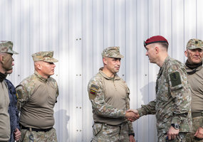 TO Interflex karius aplankė Mokymo ir doktrinų valdybos vadas brg. gen. Modestas Petrauskas - 4