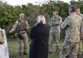 TO Interflex karius aplankė Mokymo ir doktrinų valdybos vadas brg. gen. Modestas Petrauskas - 6