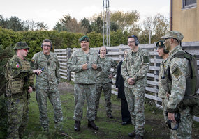 TO Interflex karius aplankė Mokymo ir doktrinų valdybos vadas brg. gen. Modestas Petrauskas - 8