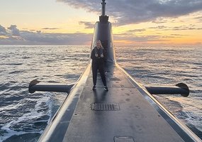Pirmoji Karinių jūrų pajėgų karininkė baigė Povandeninio laivo operacinių gebėjimų kursą - 2